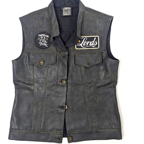 Lords Of Gastown Waxed Canvas Vest - Picture 5 of 10
